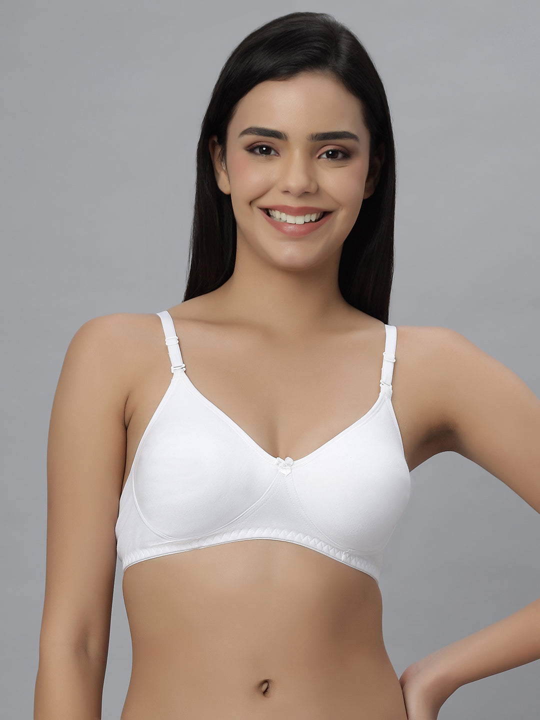 Eden101 Full Coverage Soft Padded White color Bra (pack of 1)