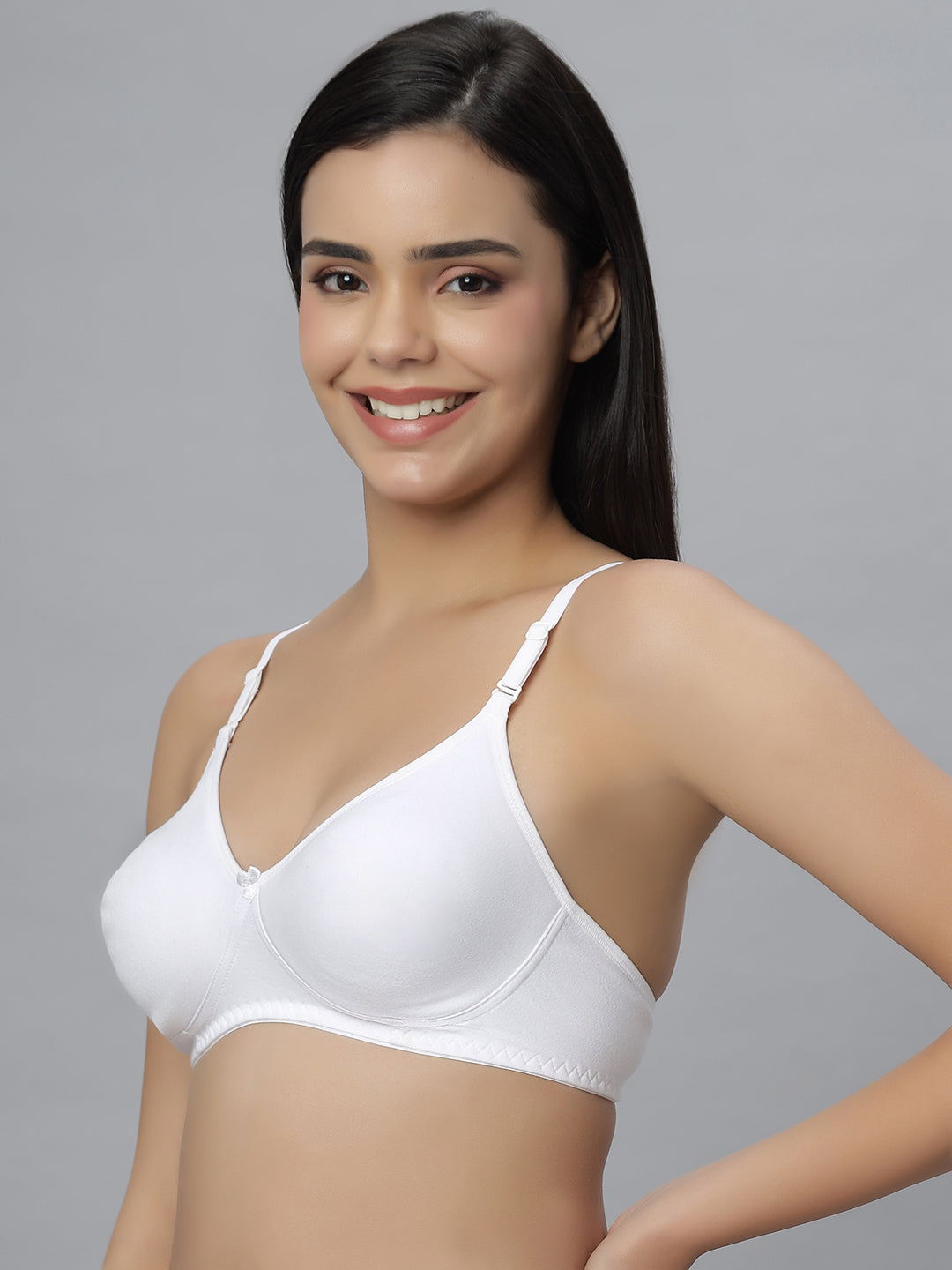 Eden101 Full Coverage Soft Padded White color Bra (pack of 1)