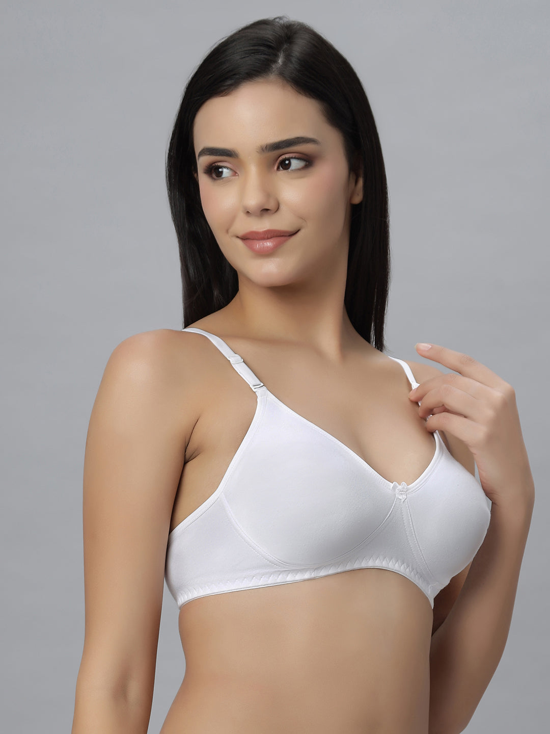 Eden101 Full Coverage Soft Padded White color Bra (pack of 1)