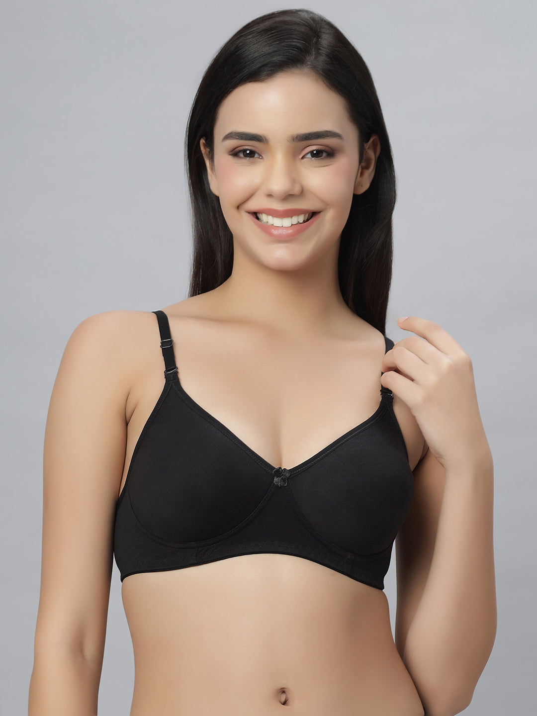 Eden101 Full Coverage Soft Padded Black color Bra (pack of 2)