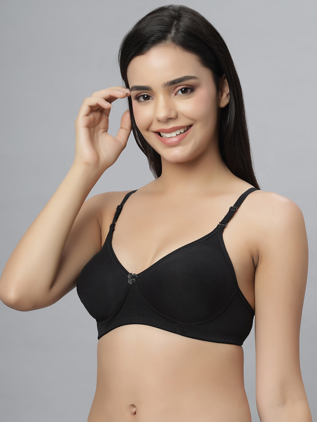 Eden101 Full Coverage Soft Padded Black color Bra (pack of 2)