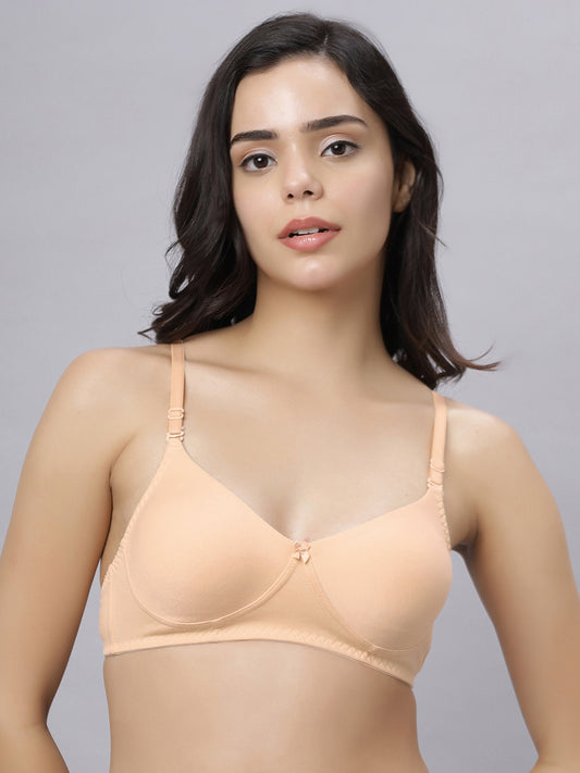 Eden103 Full Coverage Non Padded Skin color Bra (pack of 1)