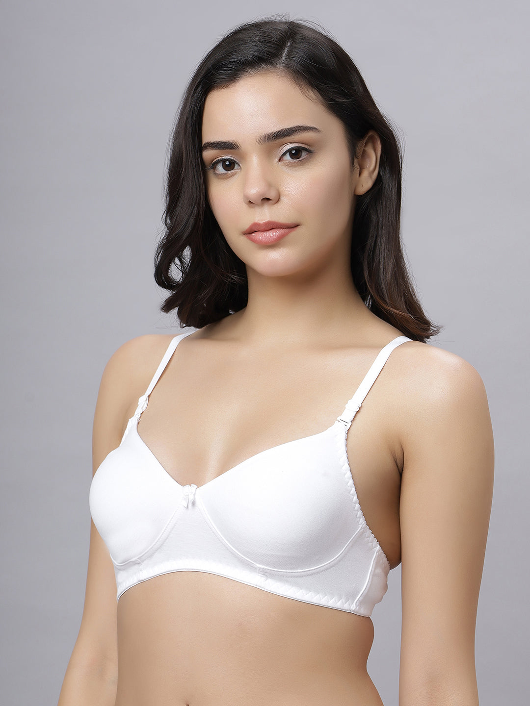 Eden103 Full Coverage Non Padded White color Bra (pack of 1)