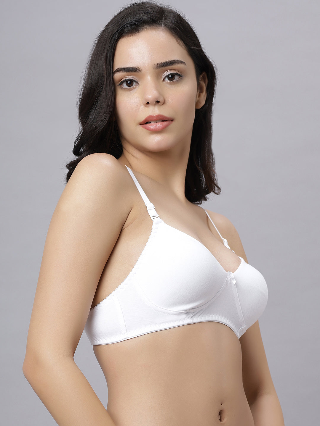 Eden103 Full Coverage Non Padded White color Bra (pack of 1)