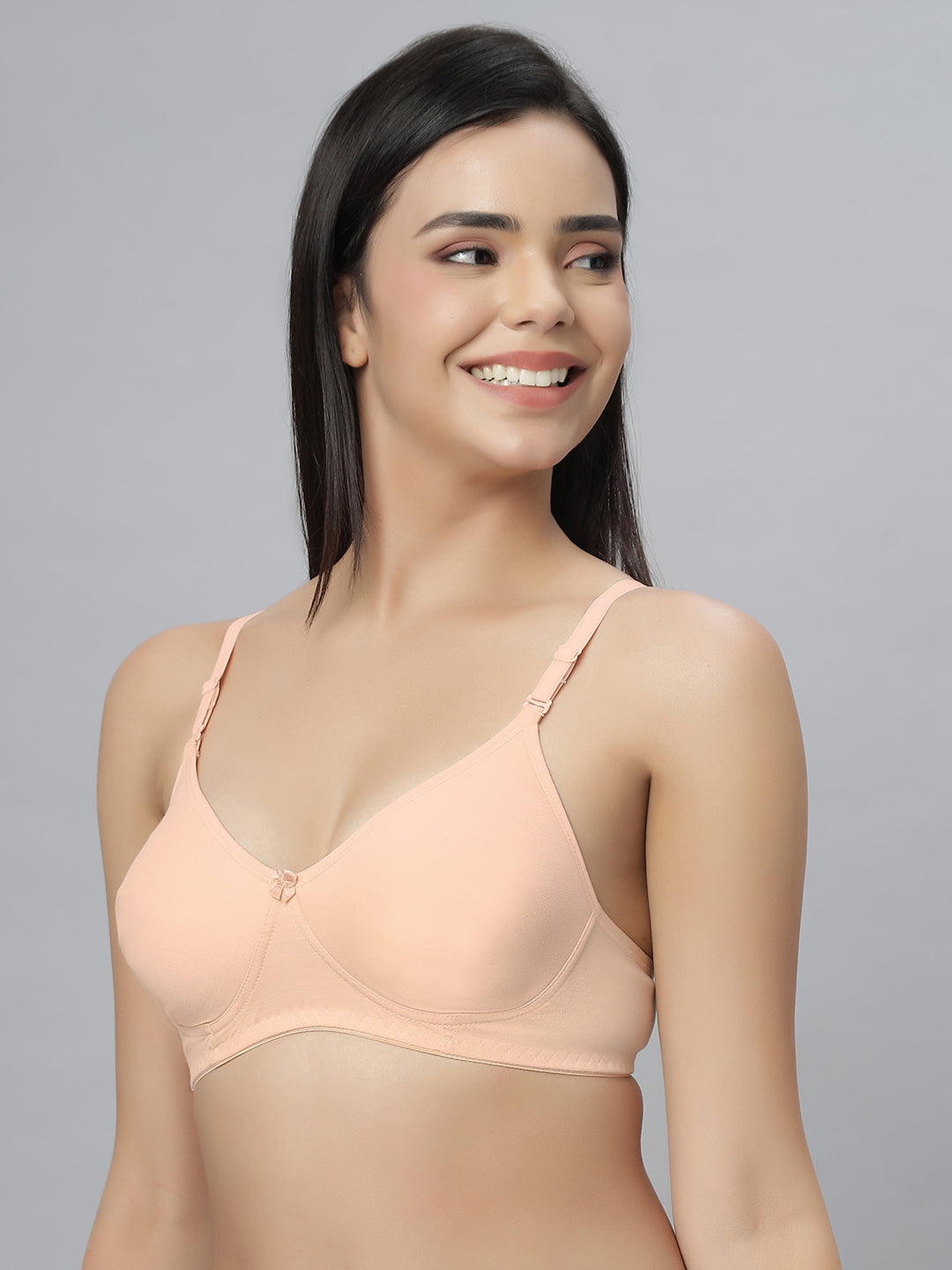 Eden101 Full Coverage Soft Padded Peach color Bra (pack of 1)