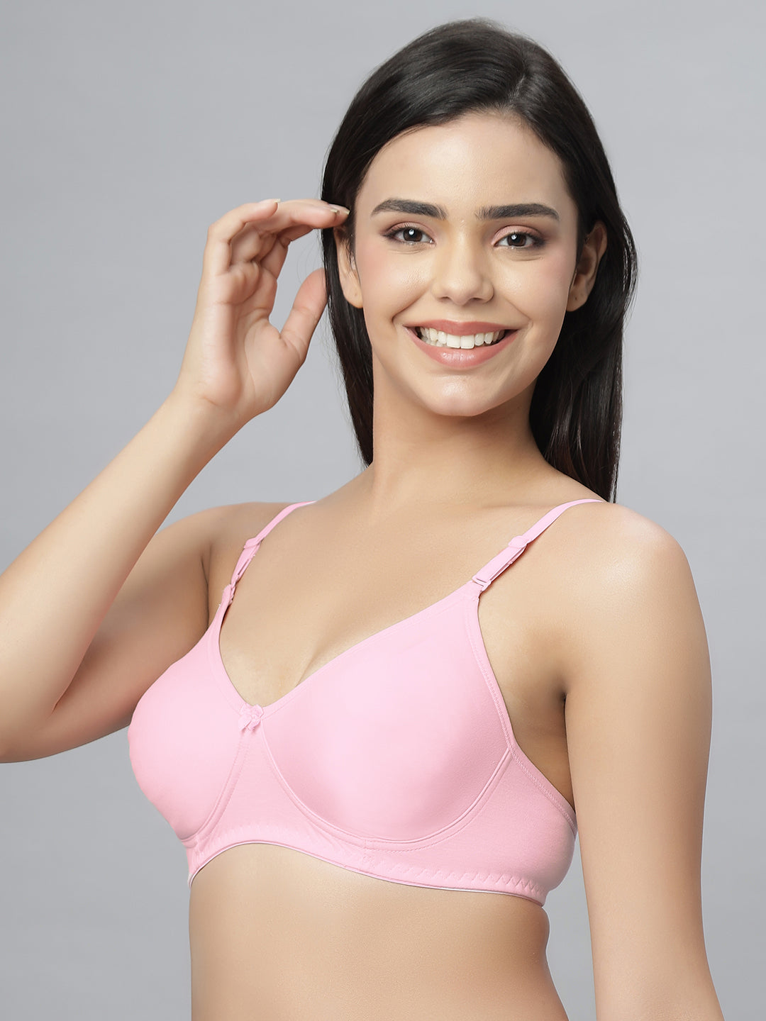 Eden101 Full Coverage Soft Padded Wine Pink color Bra (pack of 2)