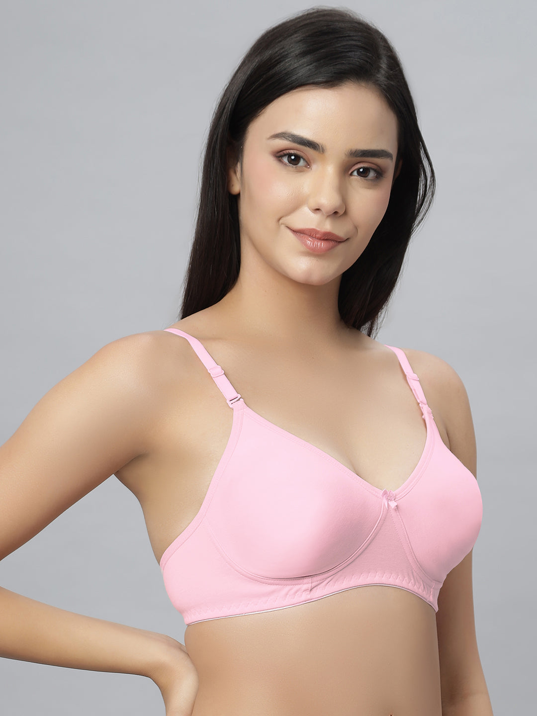 Eden101 Full Coverage Soft Padded Wine Pink color Bra (pack of 2)