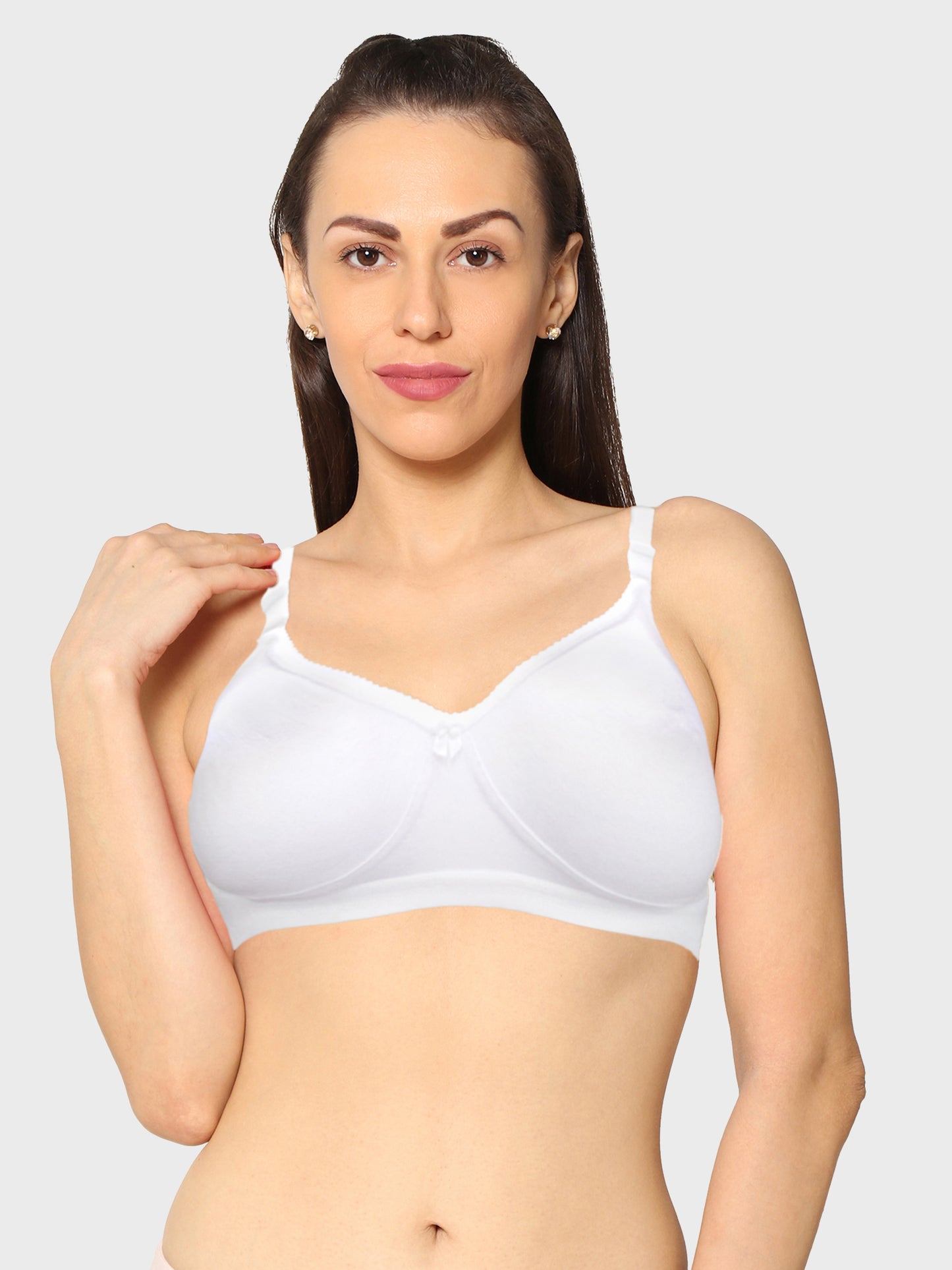 Eden19 Non Wired Non Padded Full Coverage Daily Wear Cooling T-shirt Bra Pack Of 1