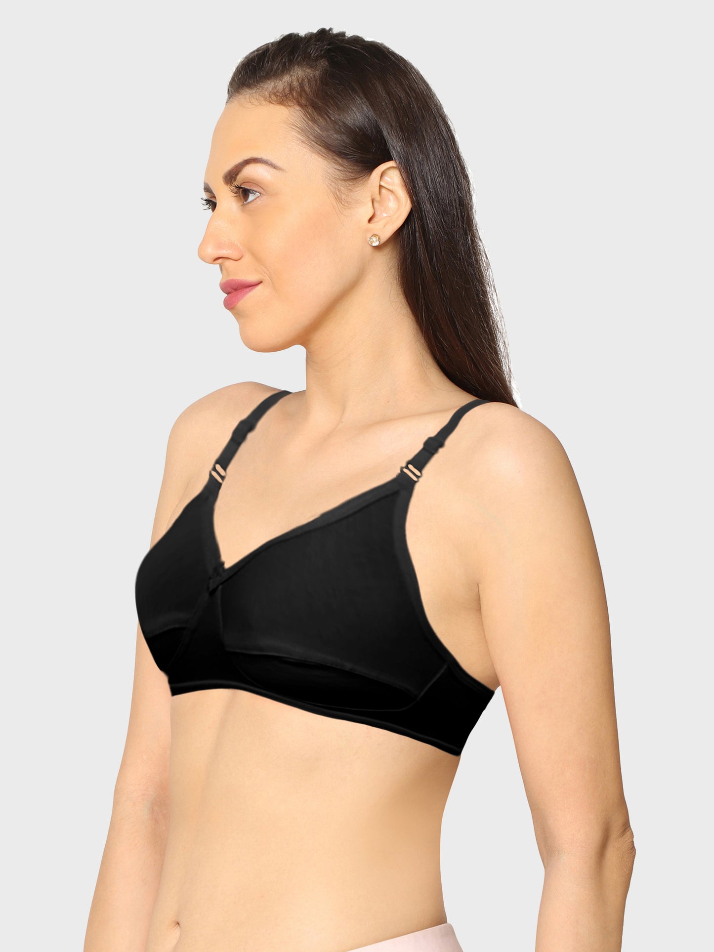 Eden20 Non Wired Non Padded Full Coverage Daily Wear Cooling T-shirt Bra Pack Of 2