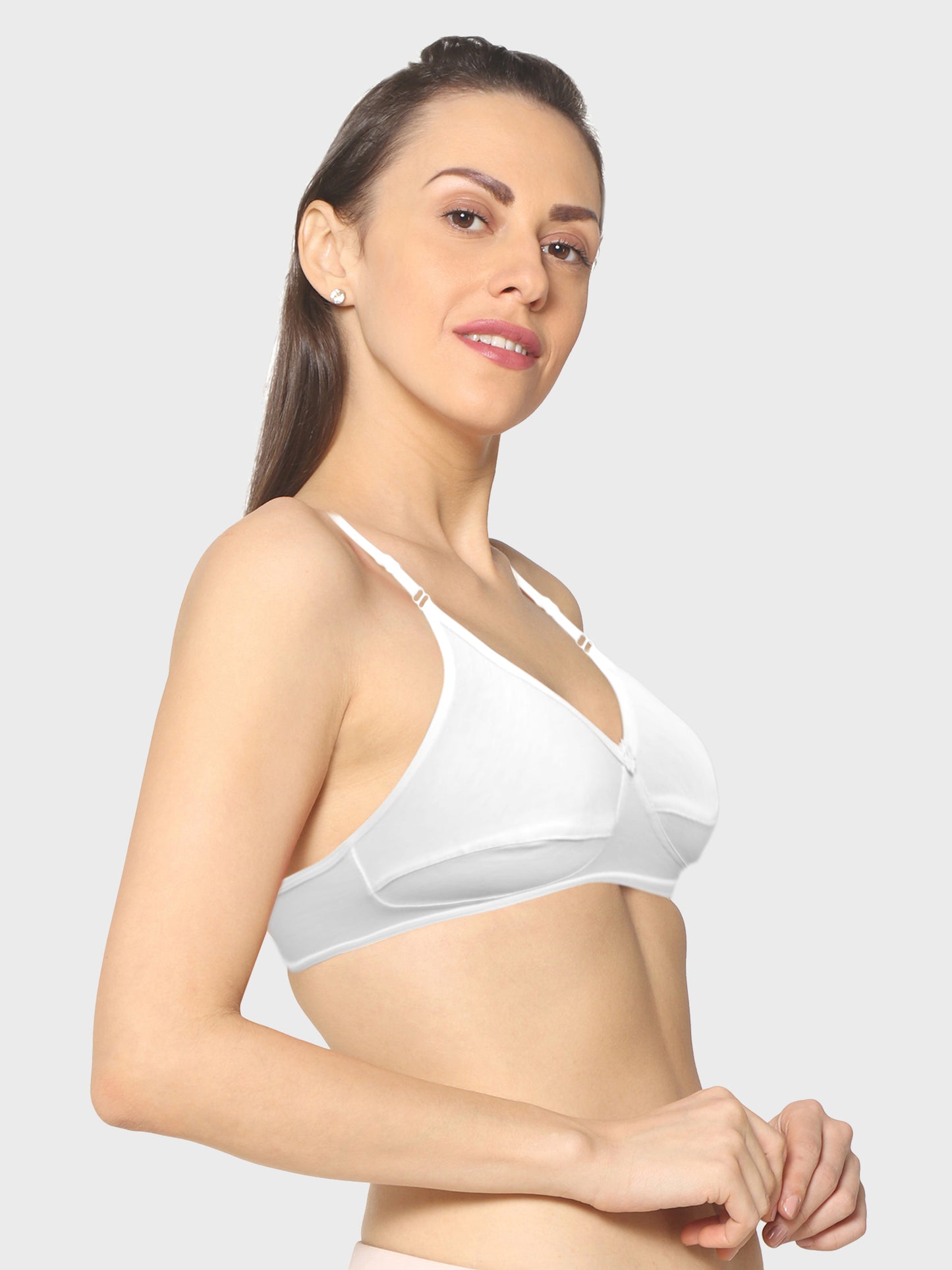 Eden20 Non Wired Non Padded Full Coverage Daily Wear Cooling T-shirt Bra Pack Of 2