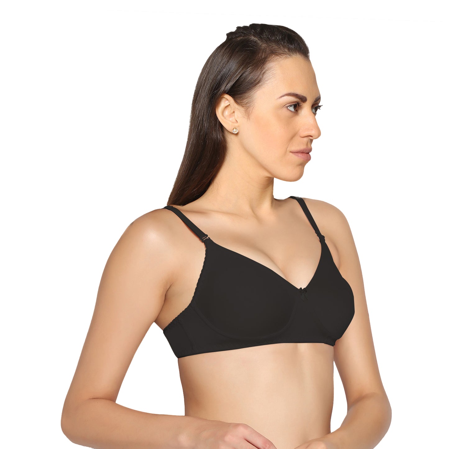 Non Padded Full Coverage Super Combed Stretch T-Shirt Every Day Bra.