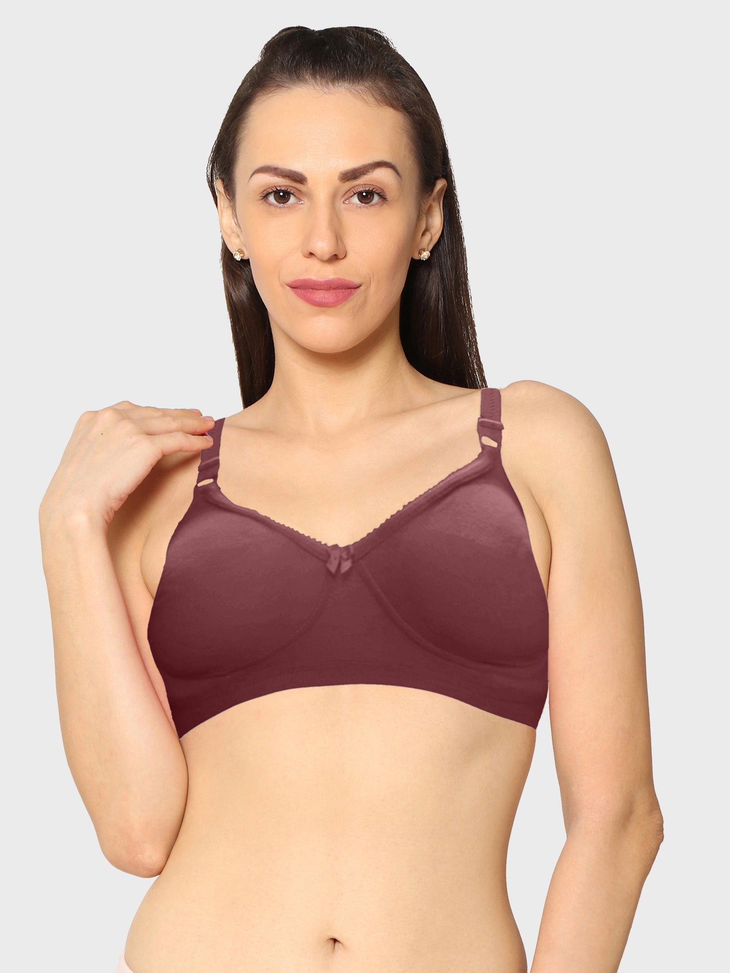 Eden19 Non Wired Non Padded Full Coverage Daily Wear Cooling T-shirt Bra Pack Of 1