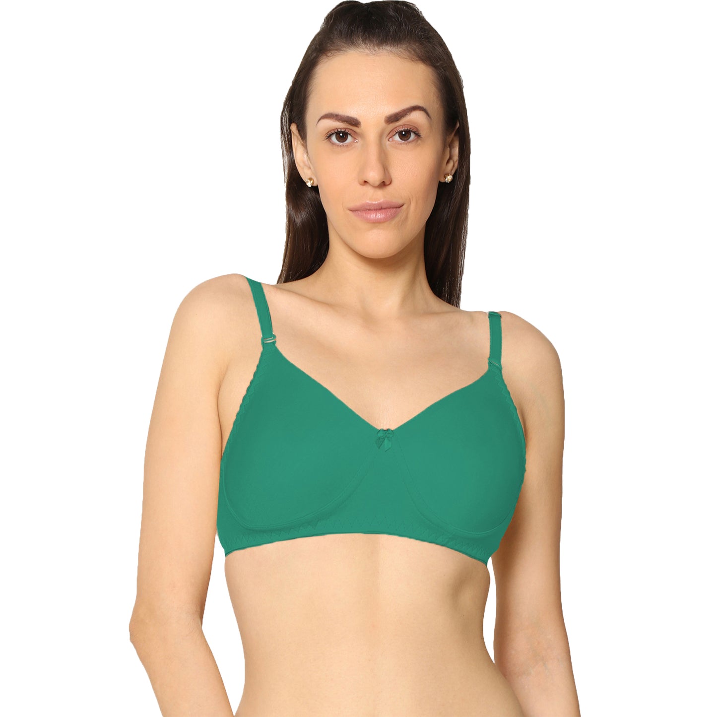 Non Padded Full Coverage Super Combed Stretch T-Shirt Every Day Bra.