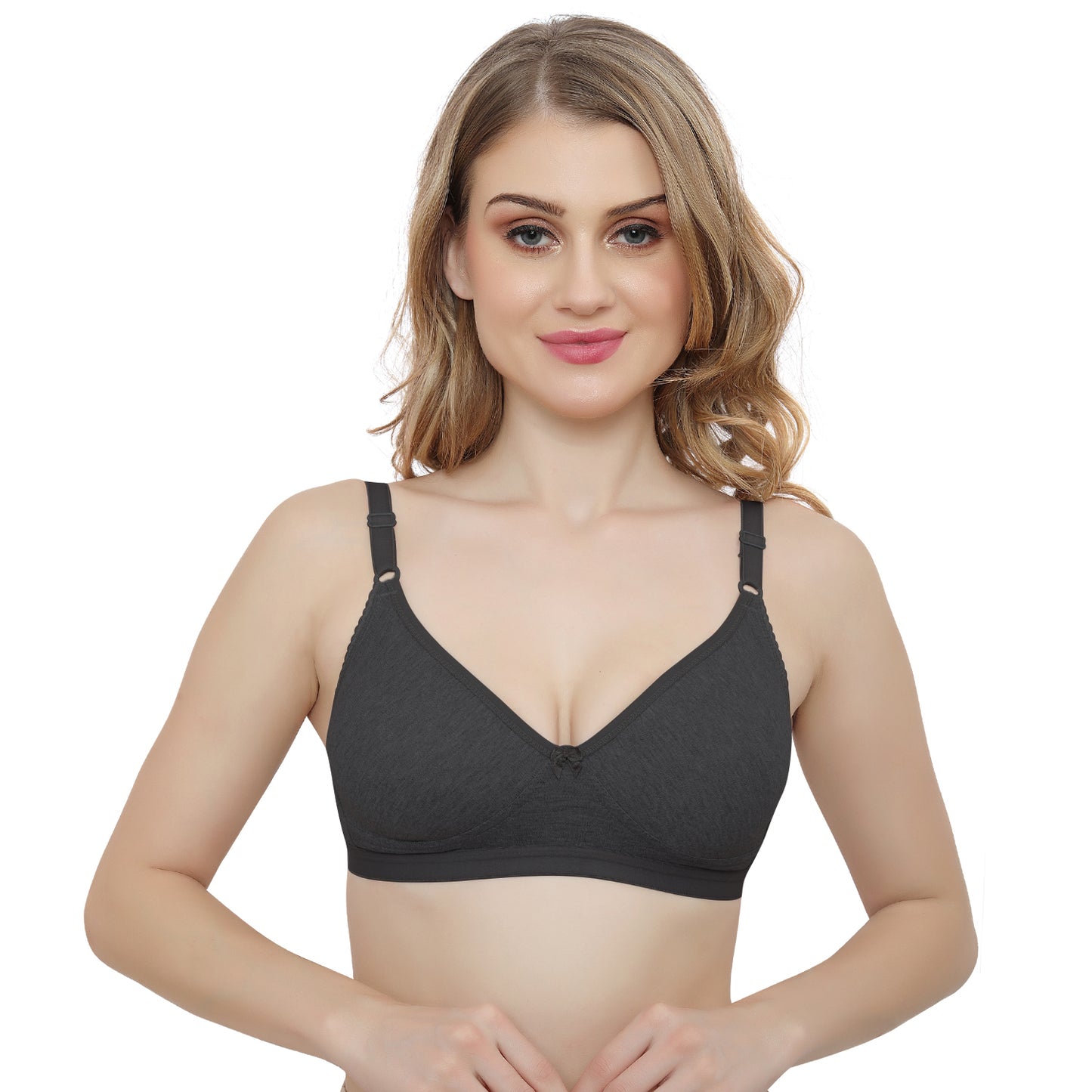 Plus Size Non padded Medium Coverage Daily Wear T Shirt Bra.