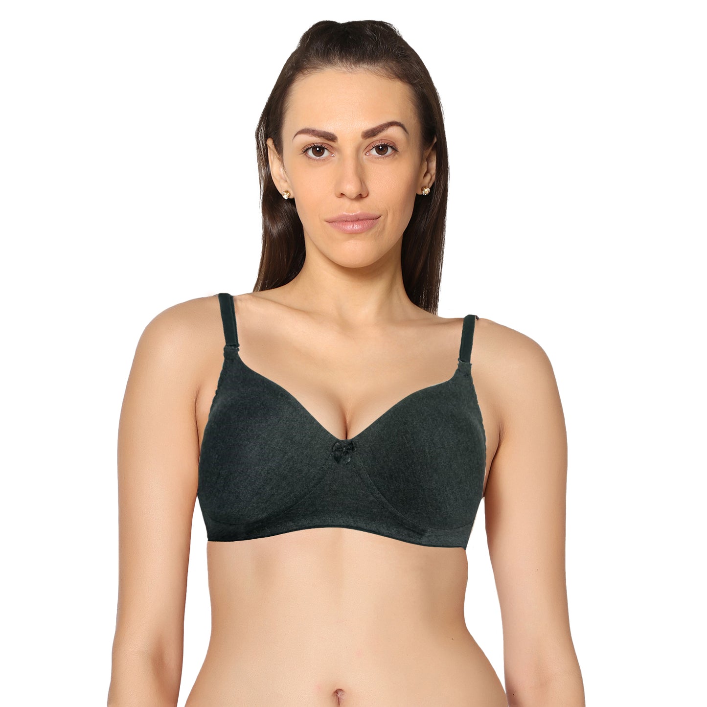 Non Padded Full Coverage Super Combed Stretch T-Shirt Every Day Bra.