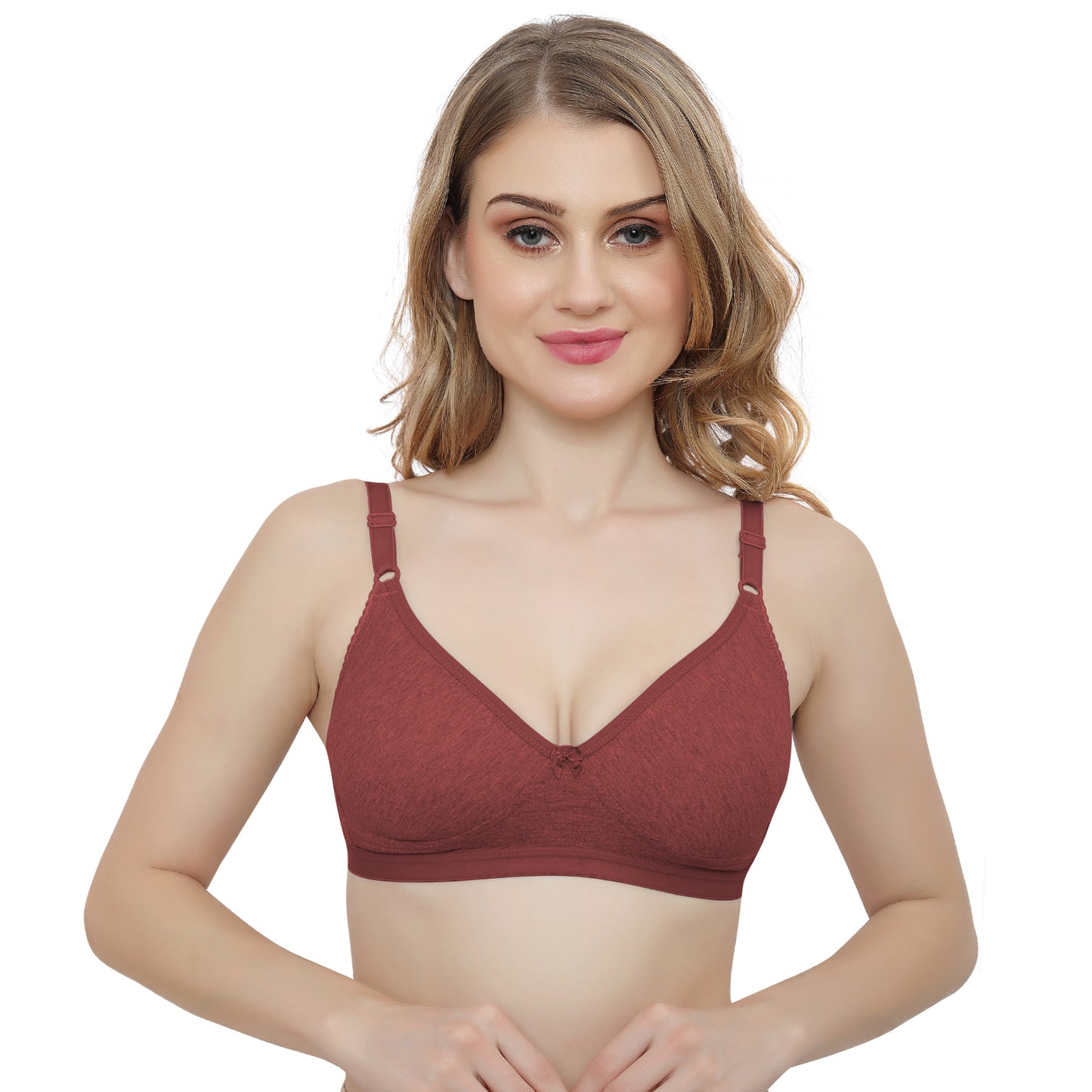 Plus Size Non padded Medium Coverage Daily Wear T Shirt Bra.