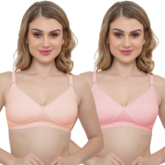 Plus Size Non padded Medium Coverage Daily Wear T Shirt Bra.