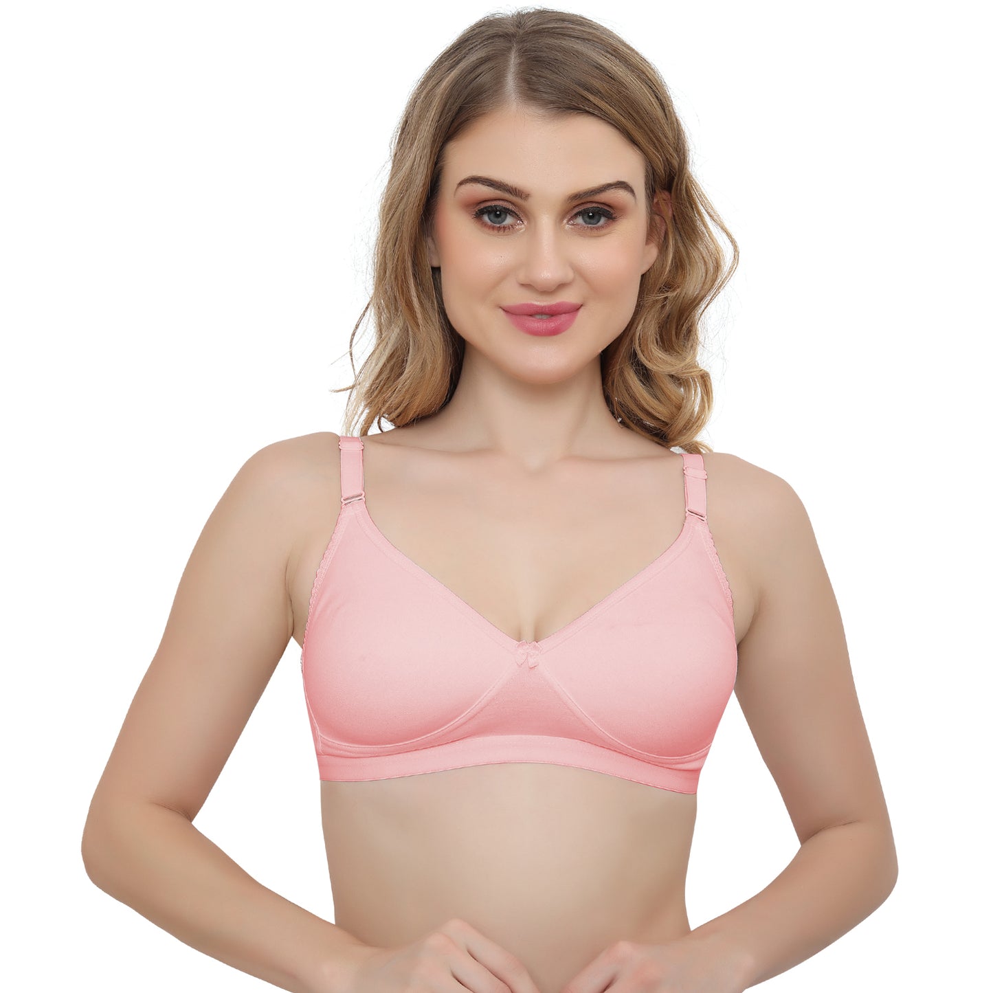 Plus Size Non padded Medium Coverage Daily Wear T Shirt Bra.