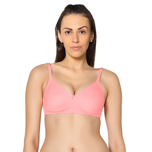 Non Padded Full Coverage Super Combed Stretch T-Shirt Every Day Bra.