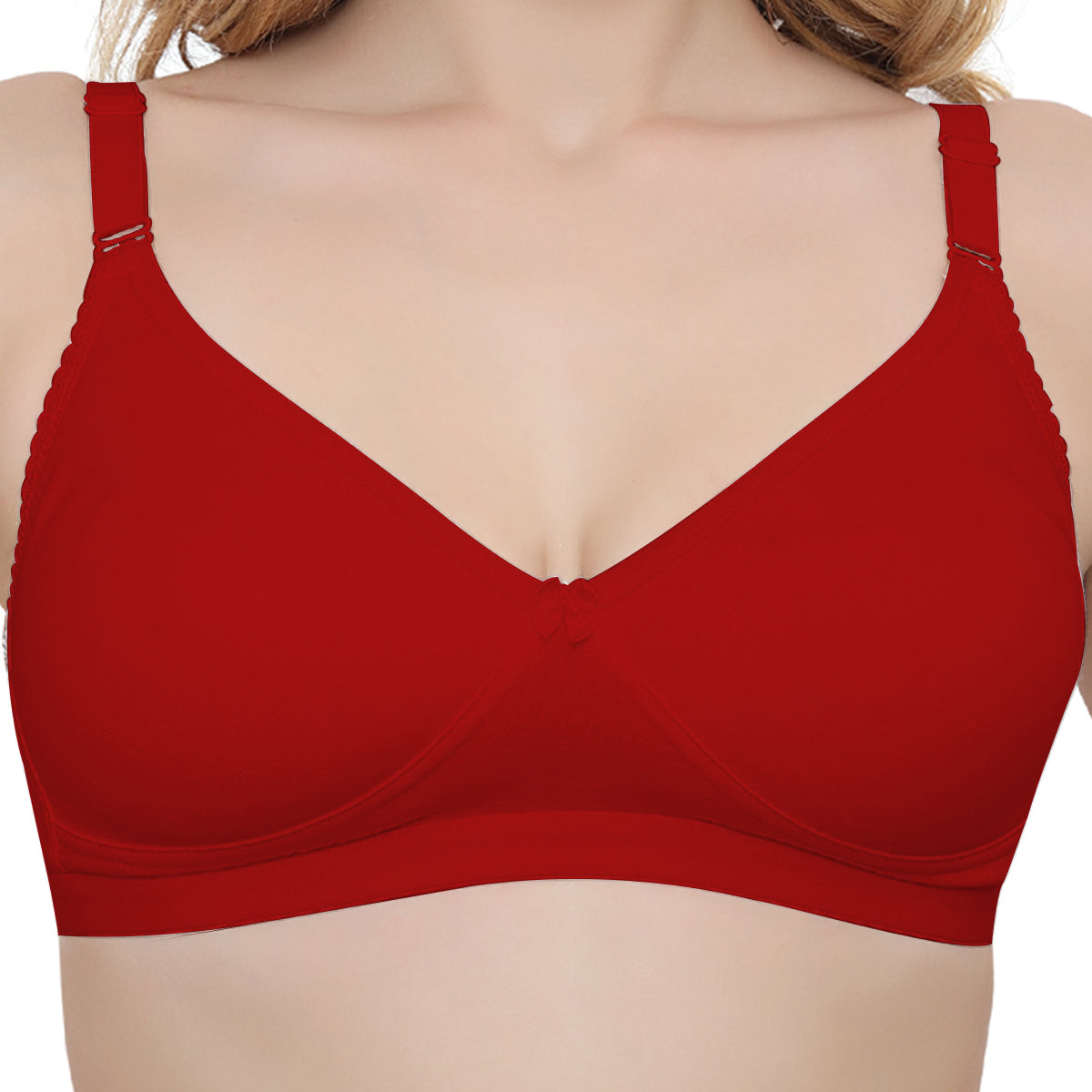 Plus Size Non Padded Medium Coverage Daily Wear T Shirt Bra Pack Of 2.