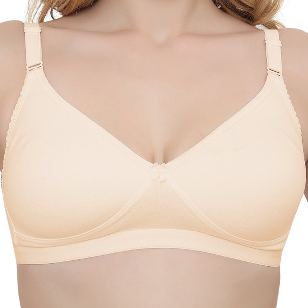 Plus Size Non Padded Medium Coverage Daily Wear T Shirt Bra Pack Of 2.