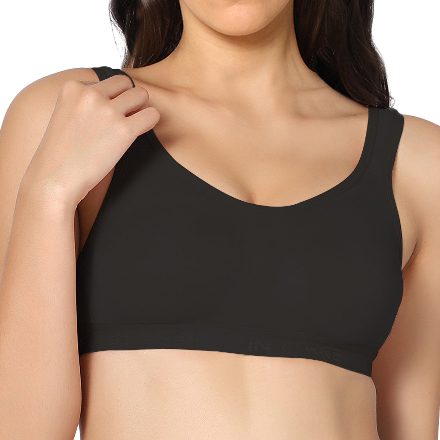 Full Coverage Non Padded All Day Comfort Workout Sports Bra Pack Of 2.