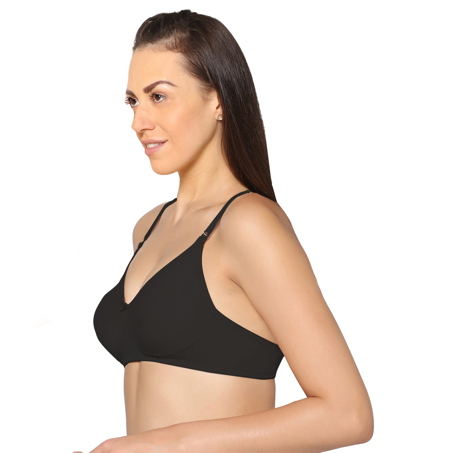 Full Coverage Non Padded Super Combed Cotton Stretch All Day Comfort Bra (Pack Of 2)