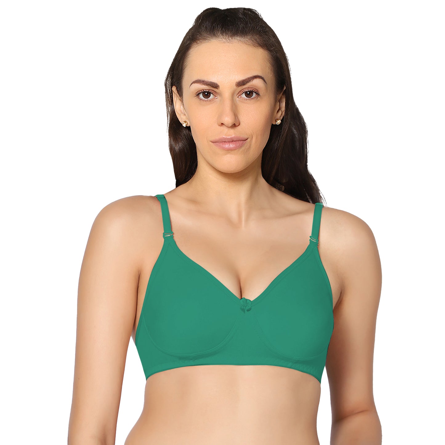 Full Coverage Non Padded Super Combed Cotton Stretch All Day Comfort Bra.