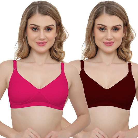 Plus Size Non padded Medium Coverage Daily Wear T Shirt Bra.