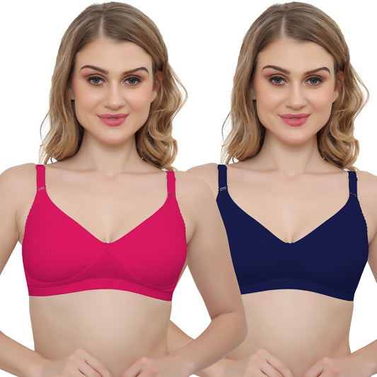 Plus Size Non padded Medium Coverage Daily Wear T Shirt Bra.