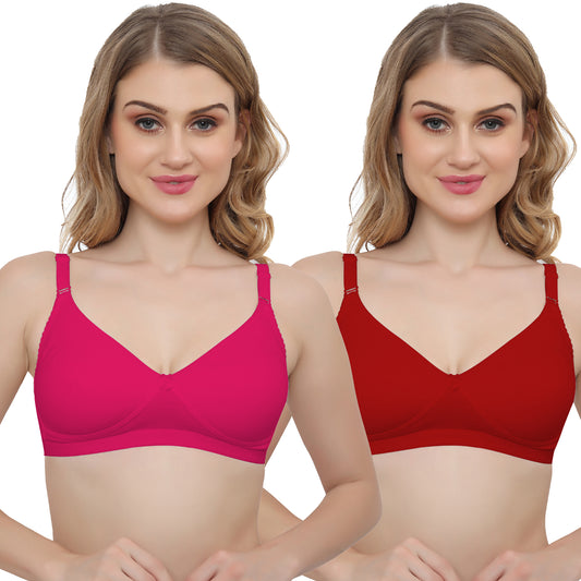 Plus Size Non padded Medium Coverage Daily Wear T Shirt Bra.