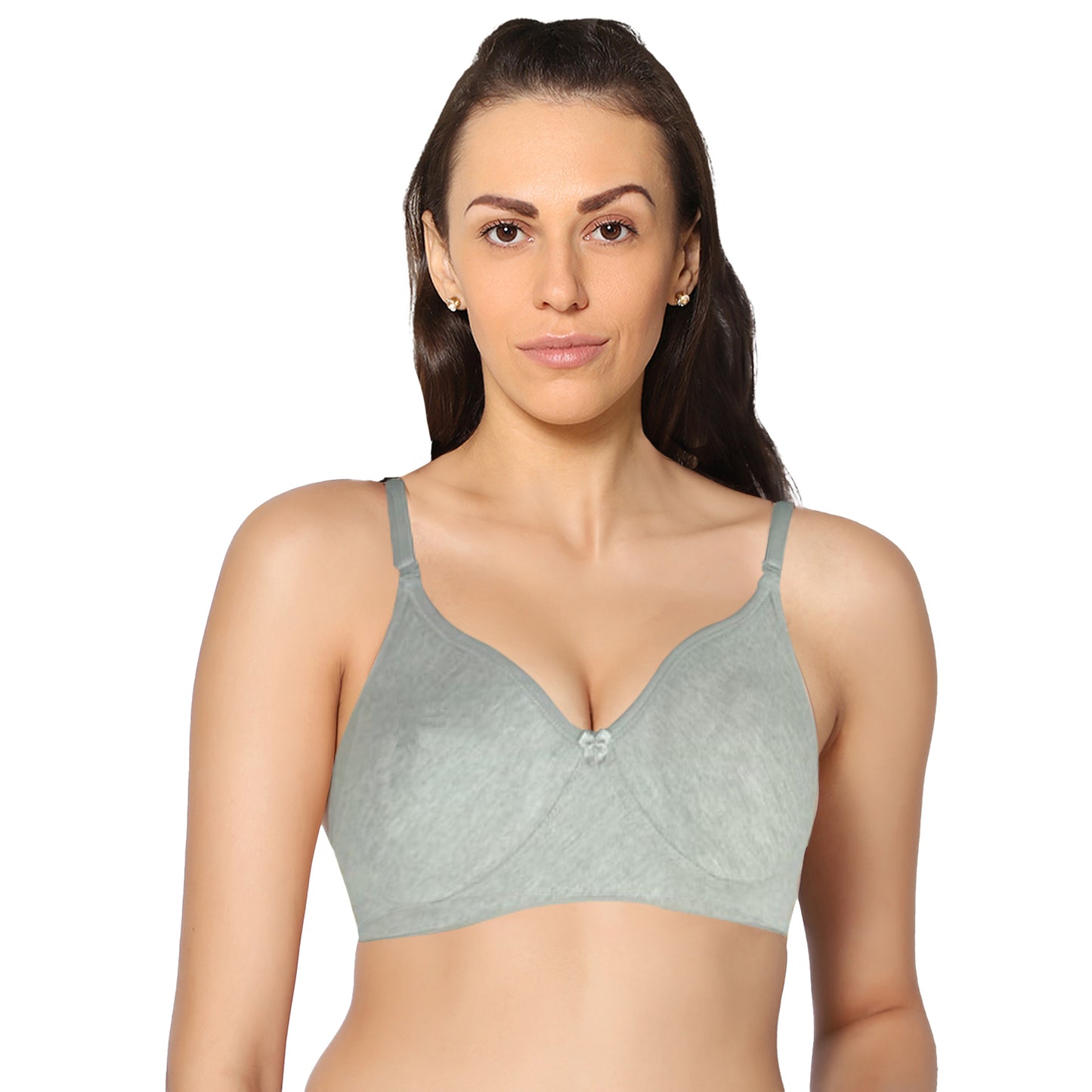 Full Coverage Non Padded Super Combed Cotton Stretch All Day Comfort Bra.