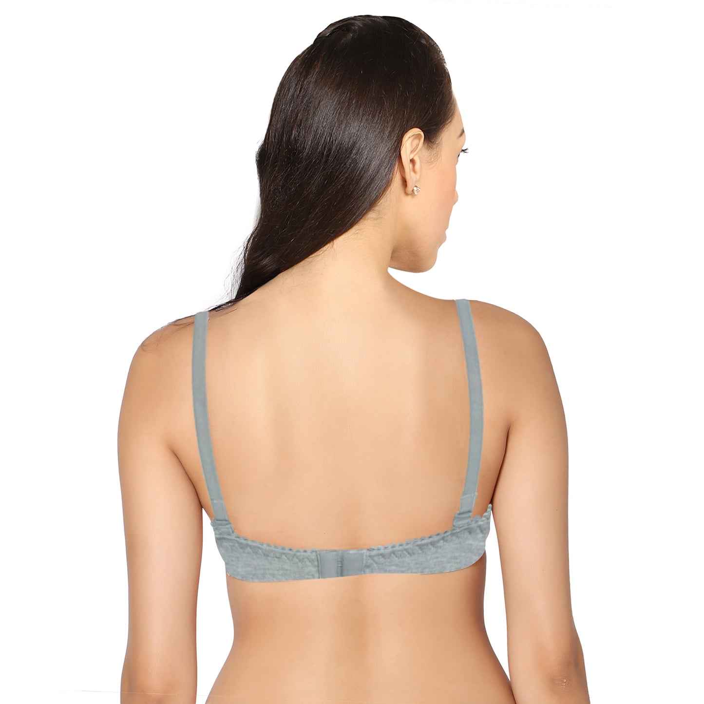 Non Padded Full Coverage Super Combed Stretch T-Shirt Every Day Bra (Pack Of 2).