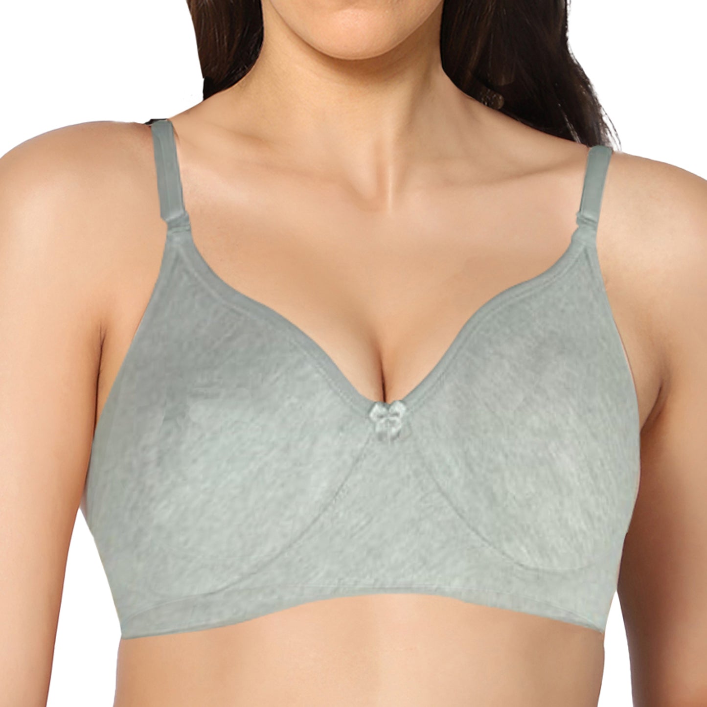 Full Coverage Non Padded Super Combed Cotton Stretch All Day Comfort Bra.