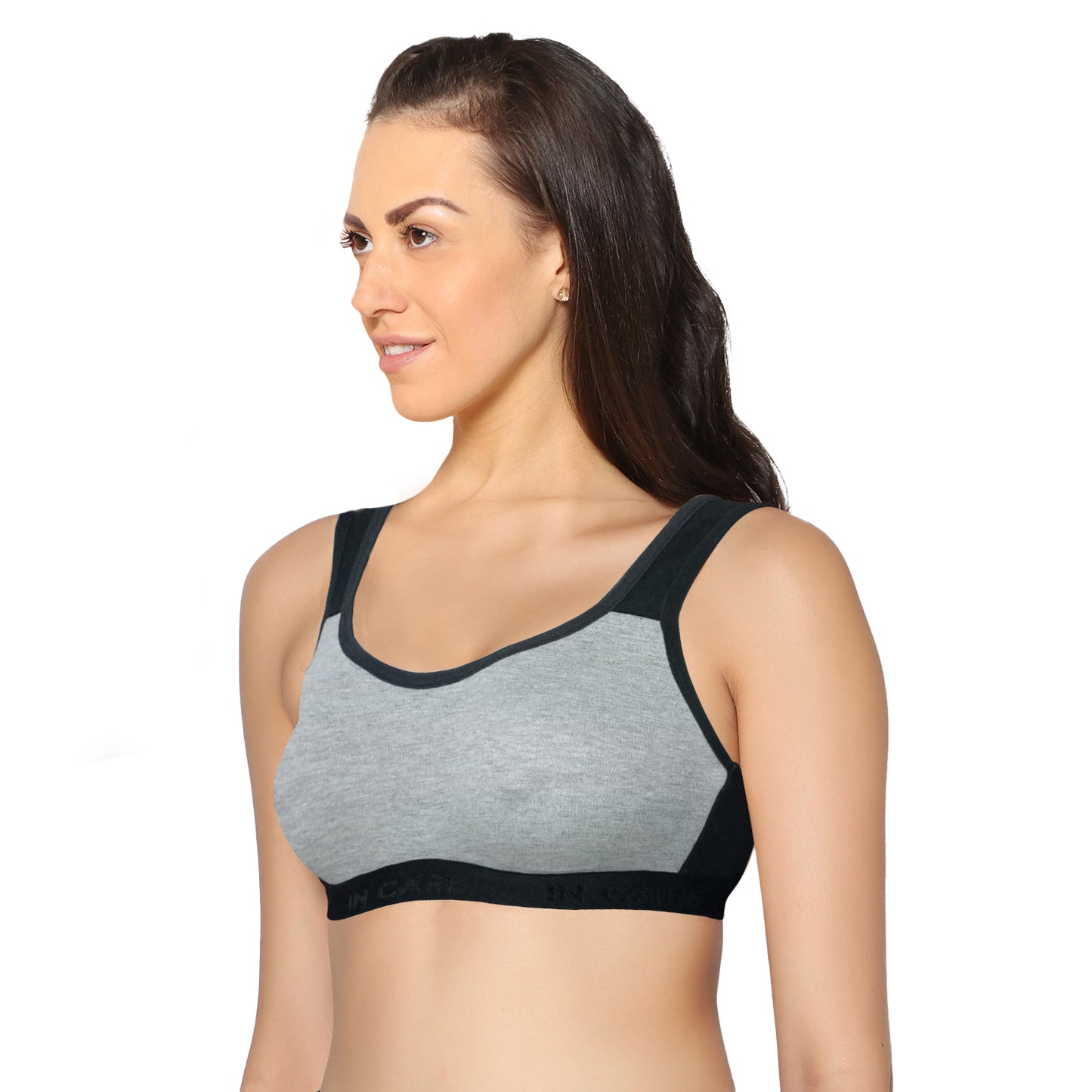 Full Coverage Non Padded All Day Comfort Workout Sports Bra.