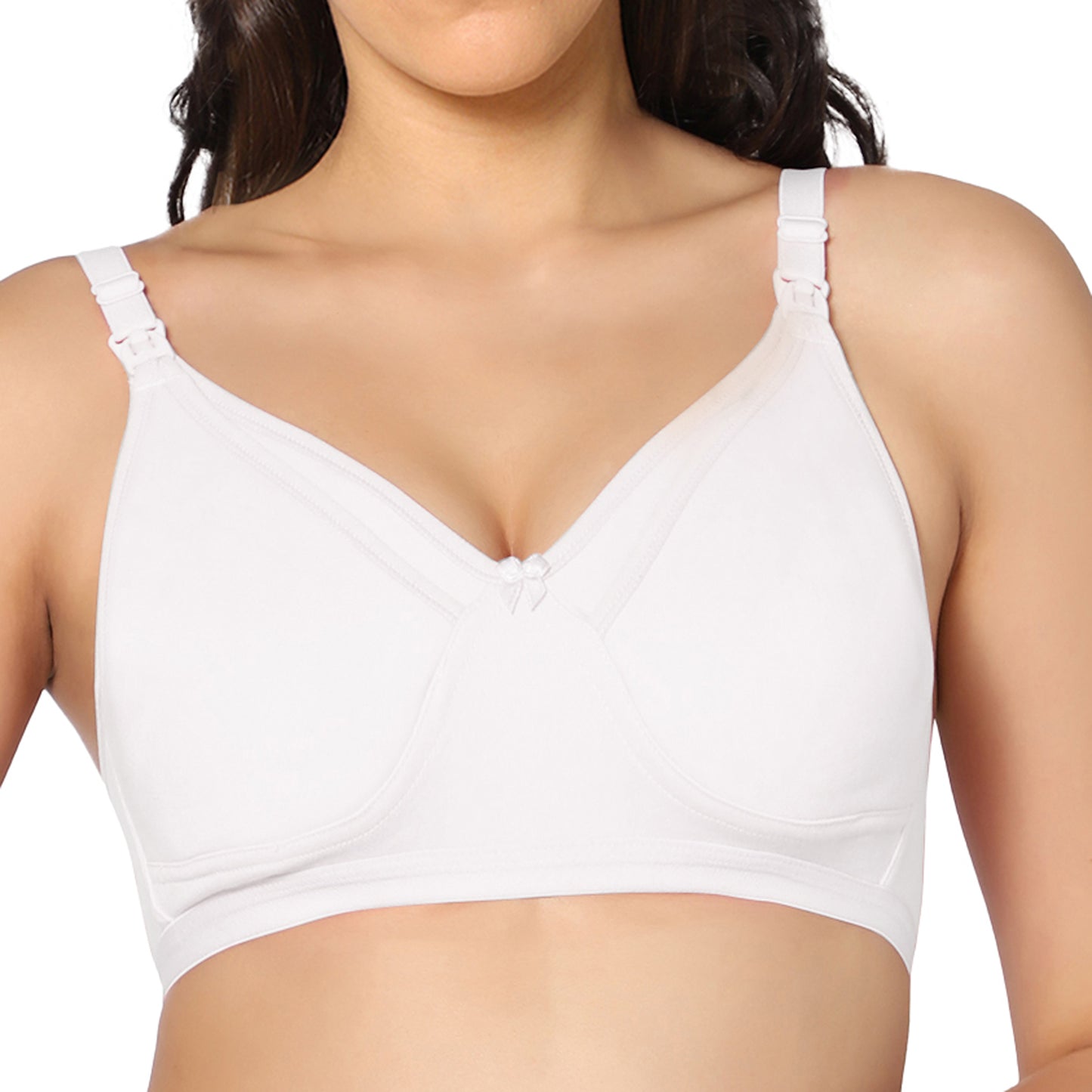 Full Coverage Non Padded All Day Comfort Feeding Bra(Pack Of 2)